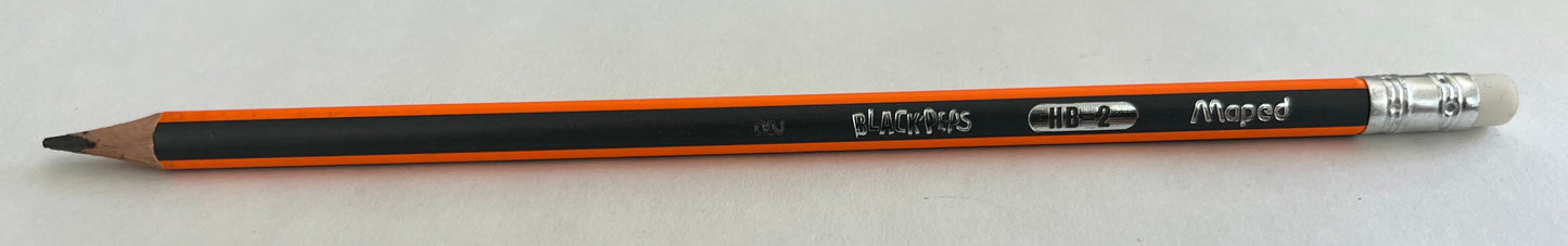 Pencils (Black HB-Orange)