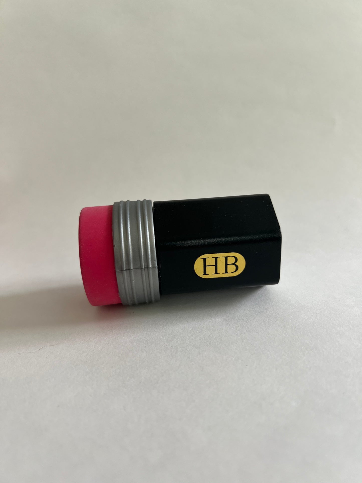 Pencil Sharpener w/Eraser (Black Pencil)