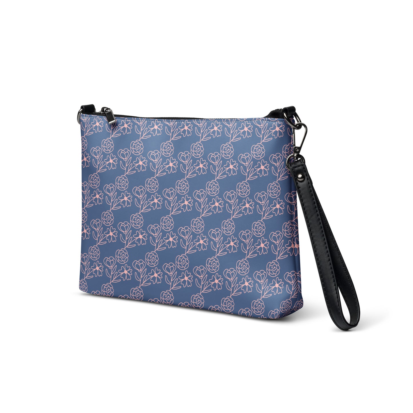 Crossbody Bag (Blue Bouquet)