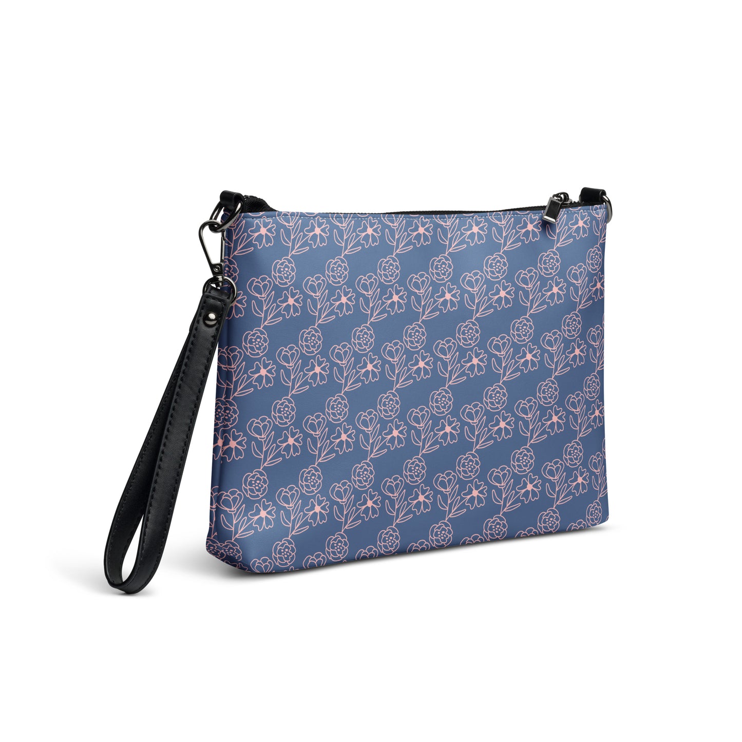 Crossbody Bag (Blue Bouquet)