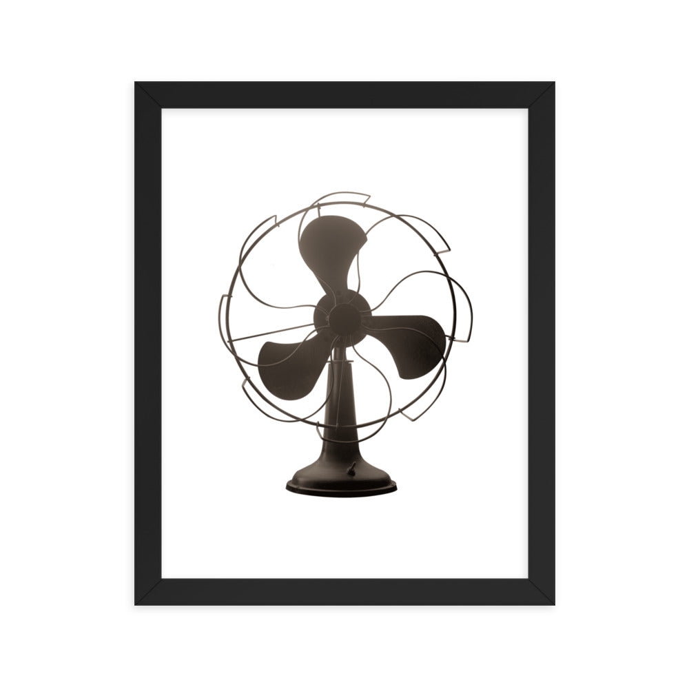 Framed Poster (Vintage Fan)