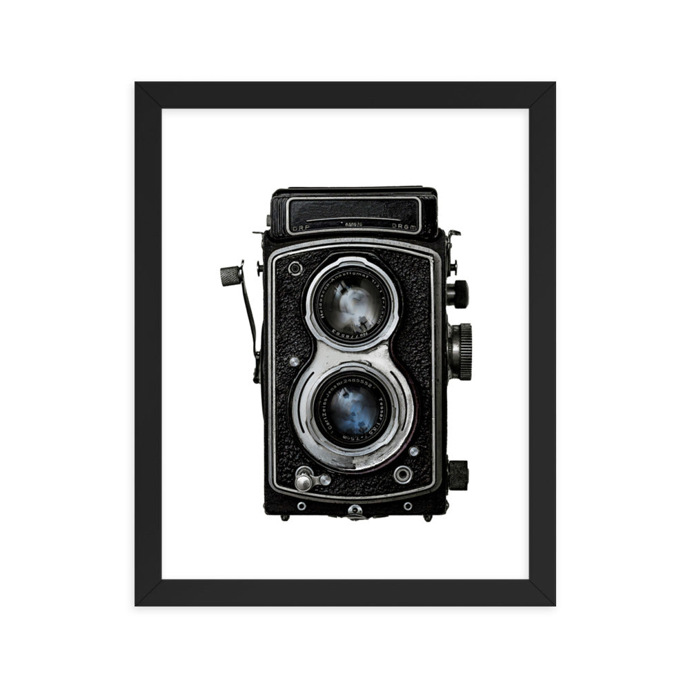 Framed Poster (Vintage Camera)