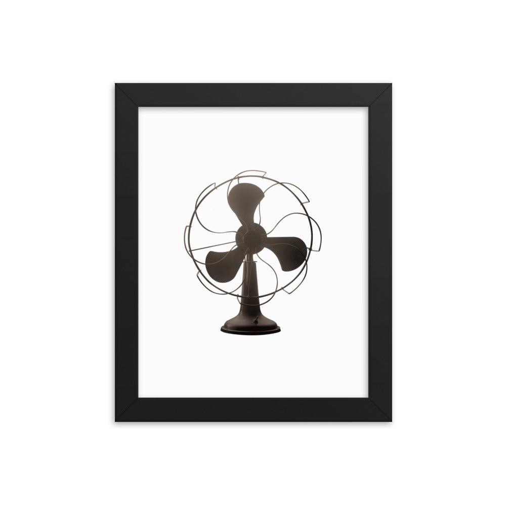 Framed Poster (Vintage Fan)