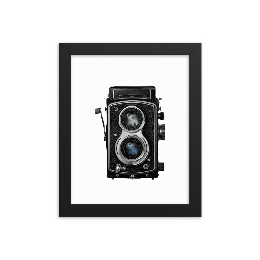 Framed Poster (Vintage Camera)