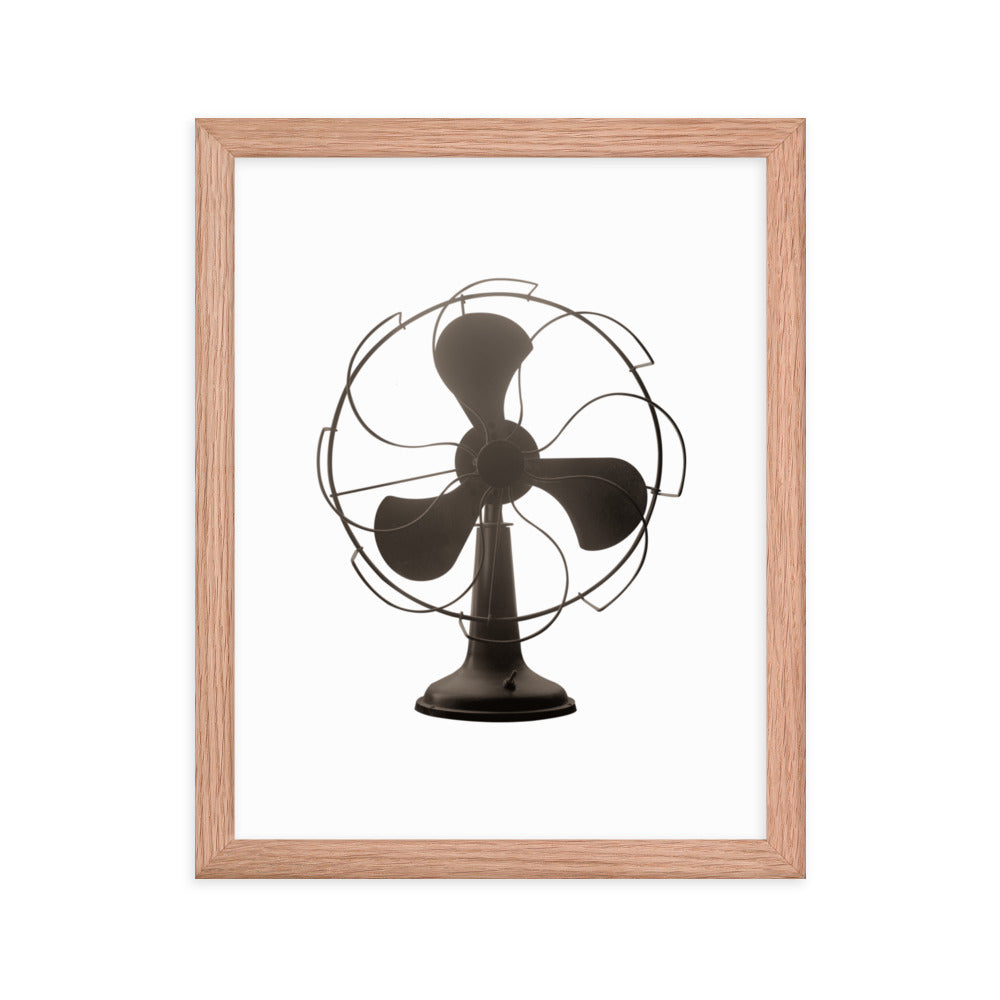 Framed Poster (Vintage Fan)