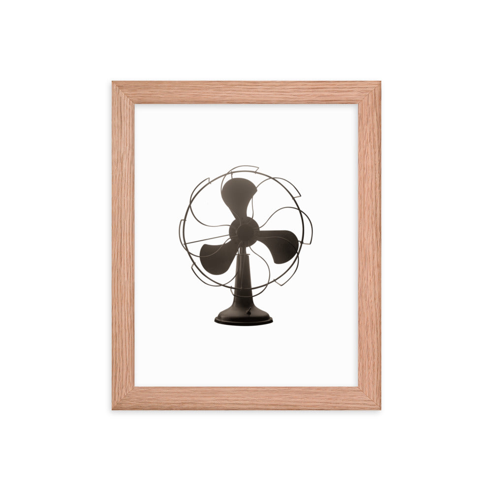 Framed Poster (Vintage Fan)
