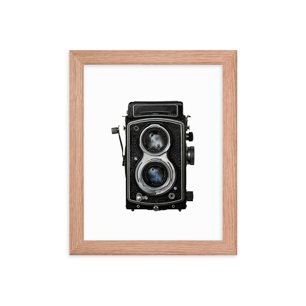 Framed Poster (Vintage Camera)