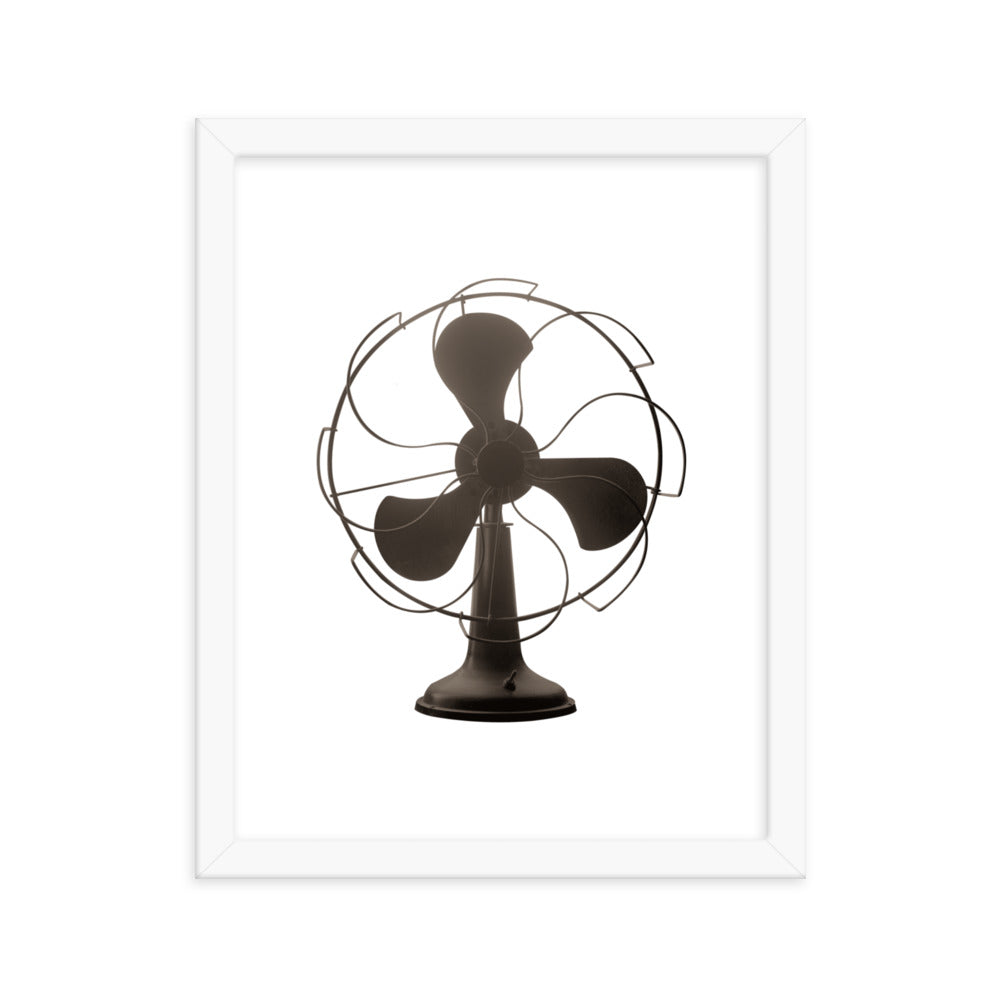 Framed Poster (Vintage Fan)