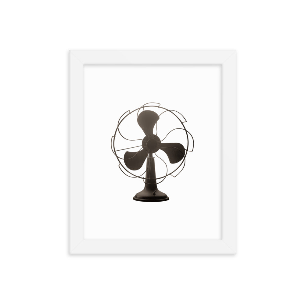 Framed Poster (Vintage Fan)