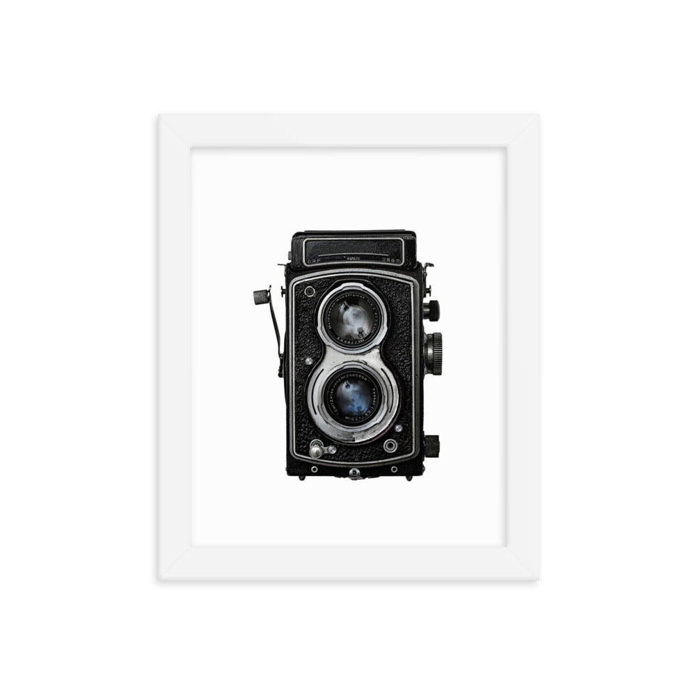 Framed Poster (Vintage Camera)