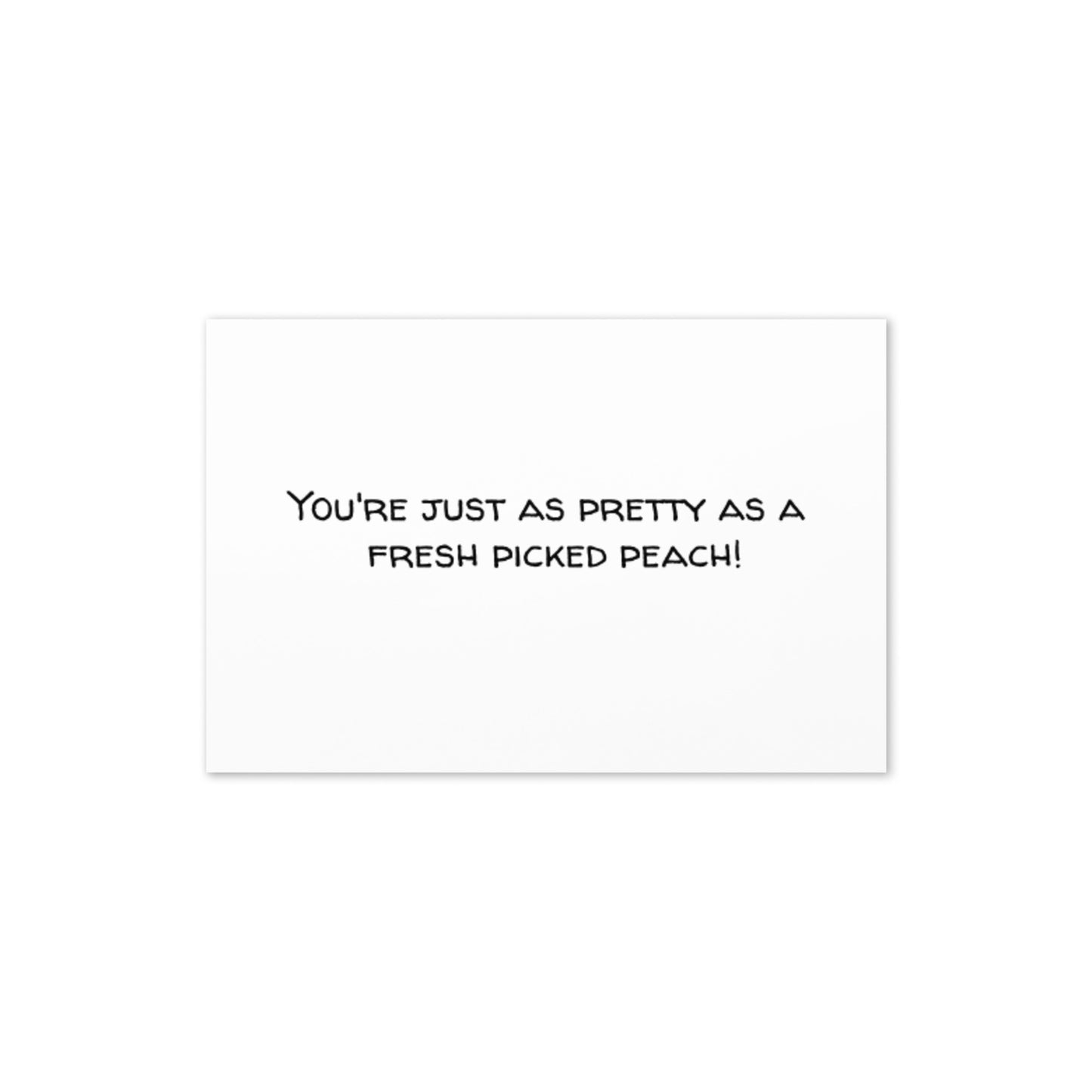 Greeting Card (Pretty as a Peach Greeting Card)