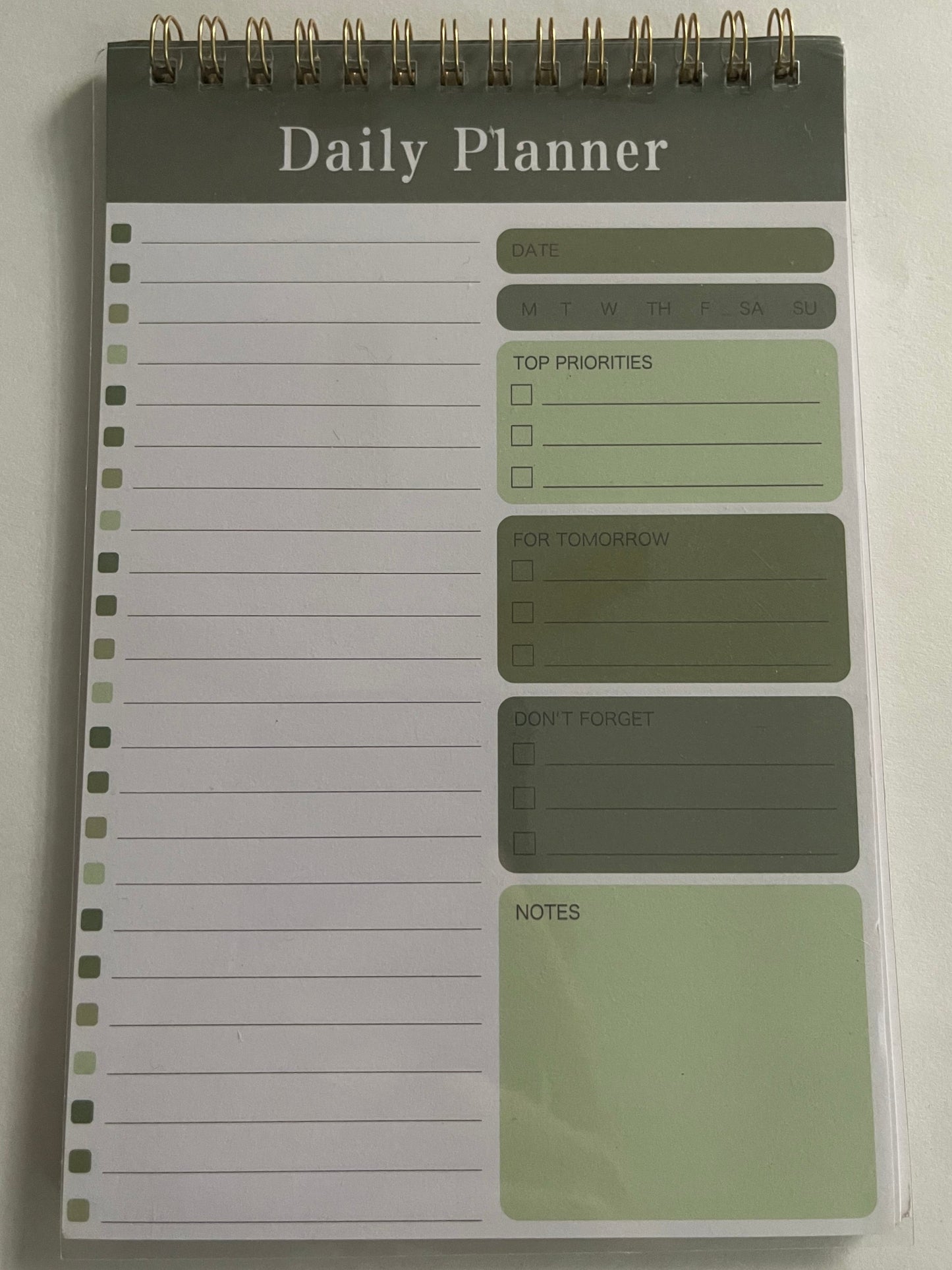 Daily Planner (Multi-Color w/Clear Cover)