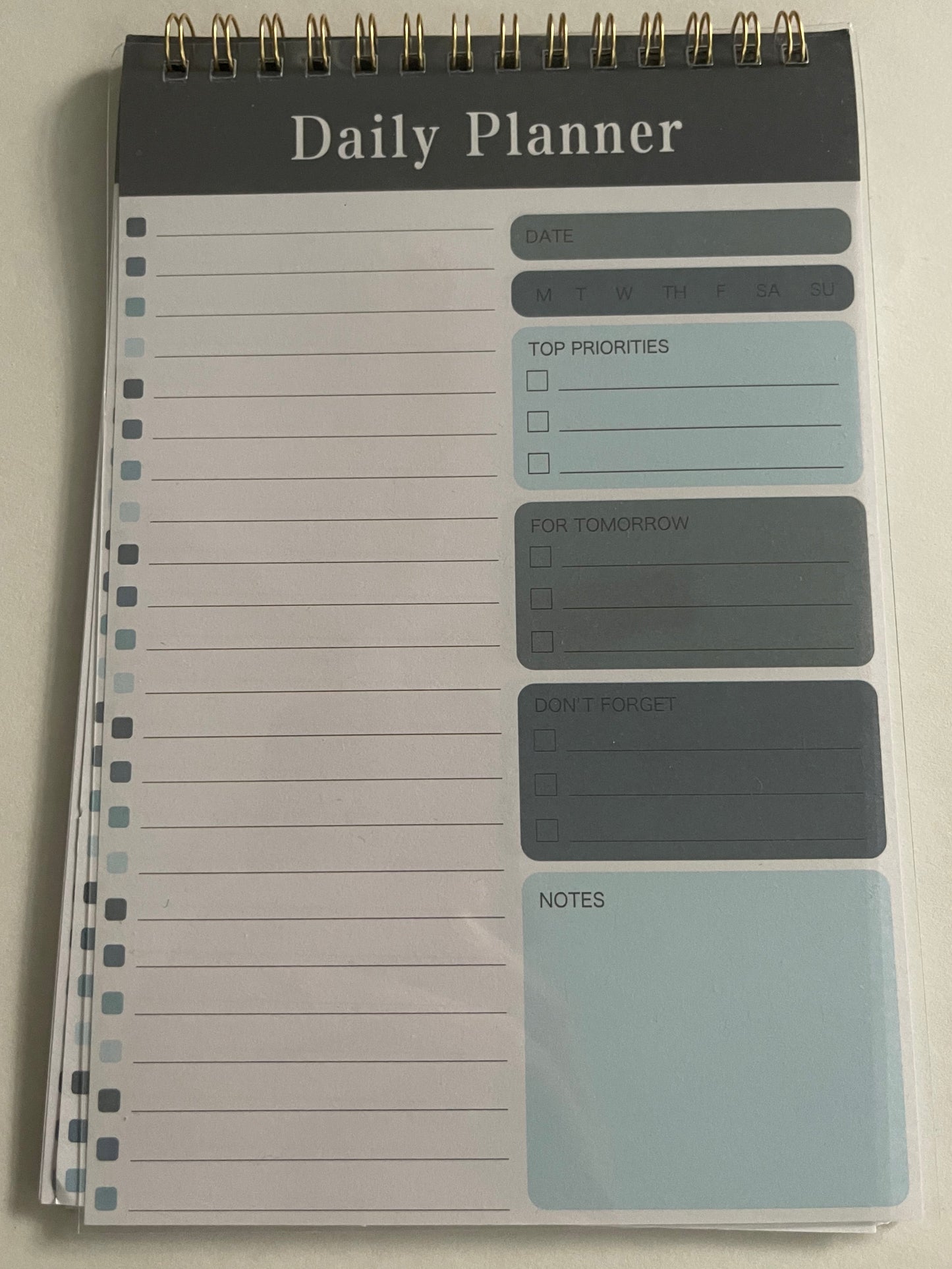 Daily Planner (Multi-Color w/Clear Cover)