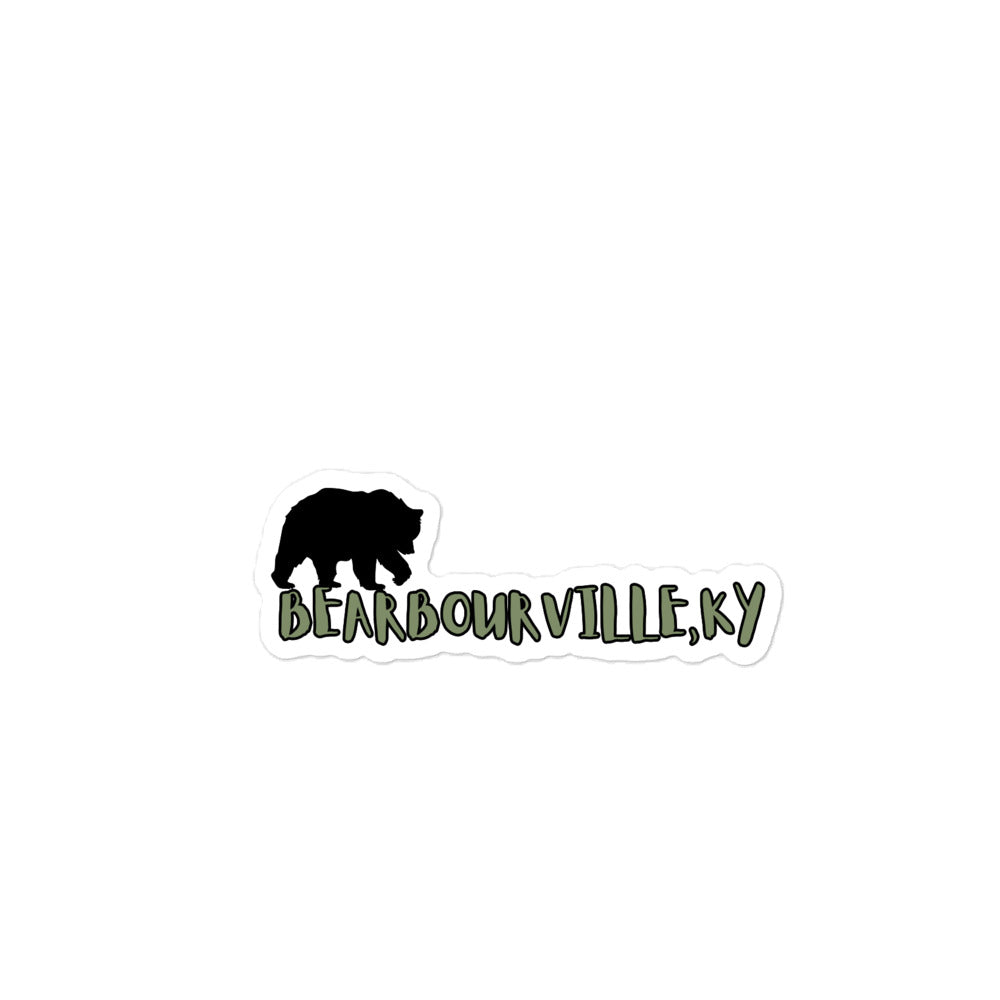 Sticker (Bear-bourville-green)