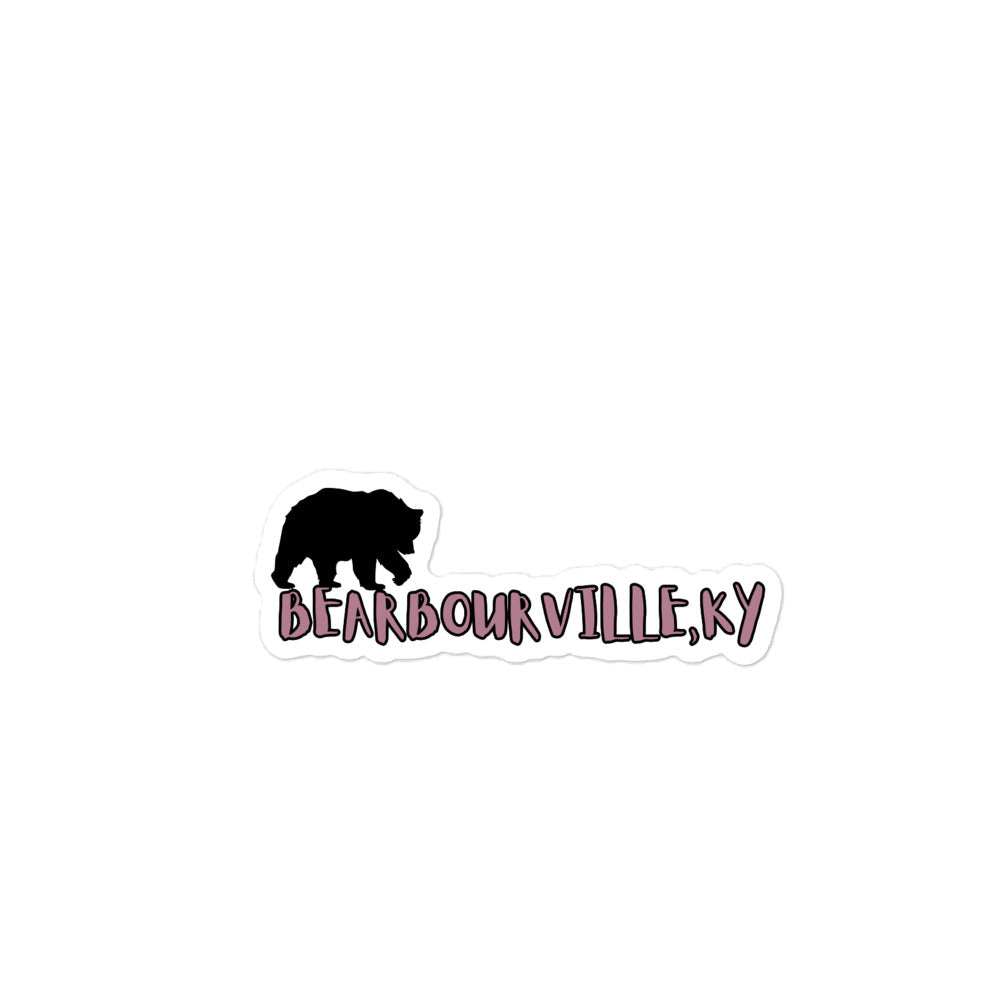 Sticker (Bear-bourville-red)