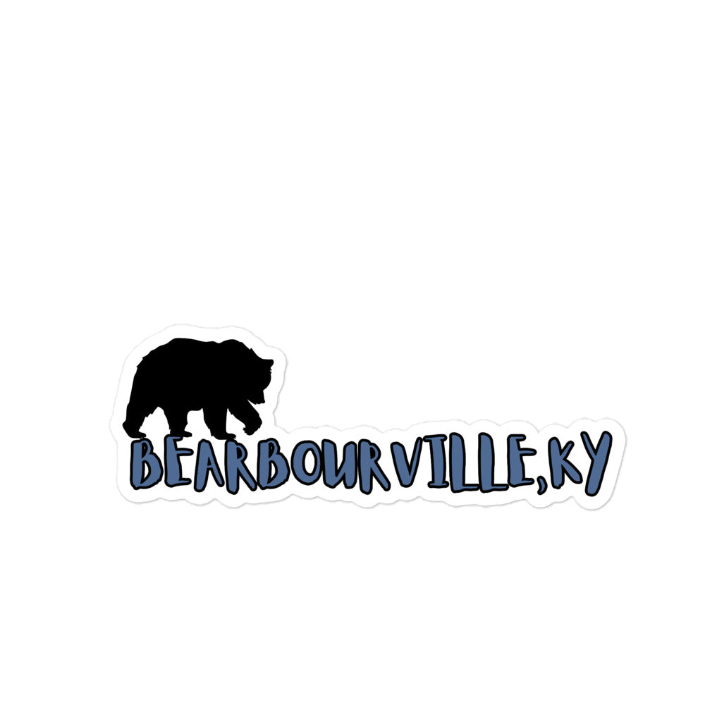 Sticker (Bear-bourville-blue)