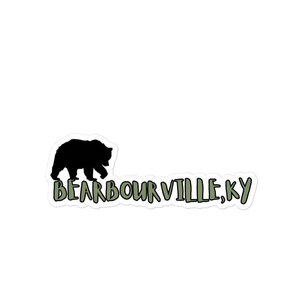 Sticker (Bear-bourville-green)
