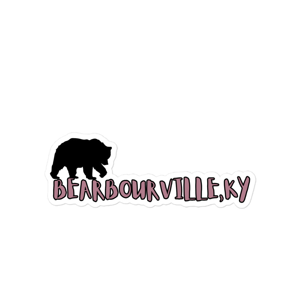 Sticker (Bear-bourville-red)
