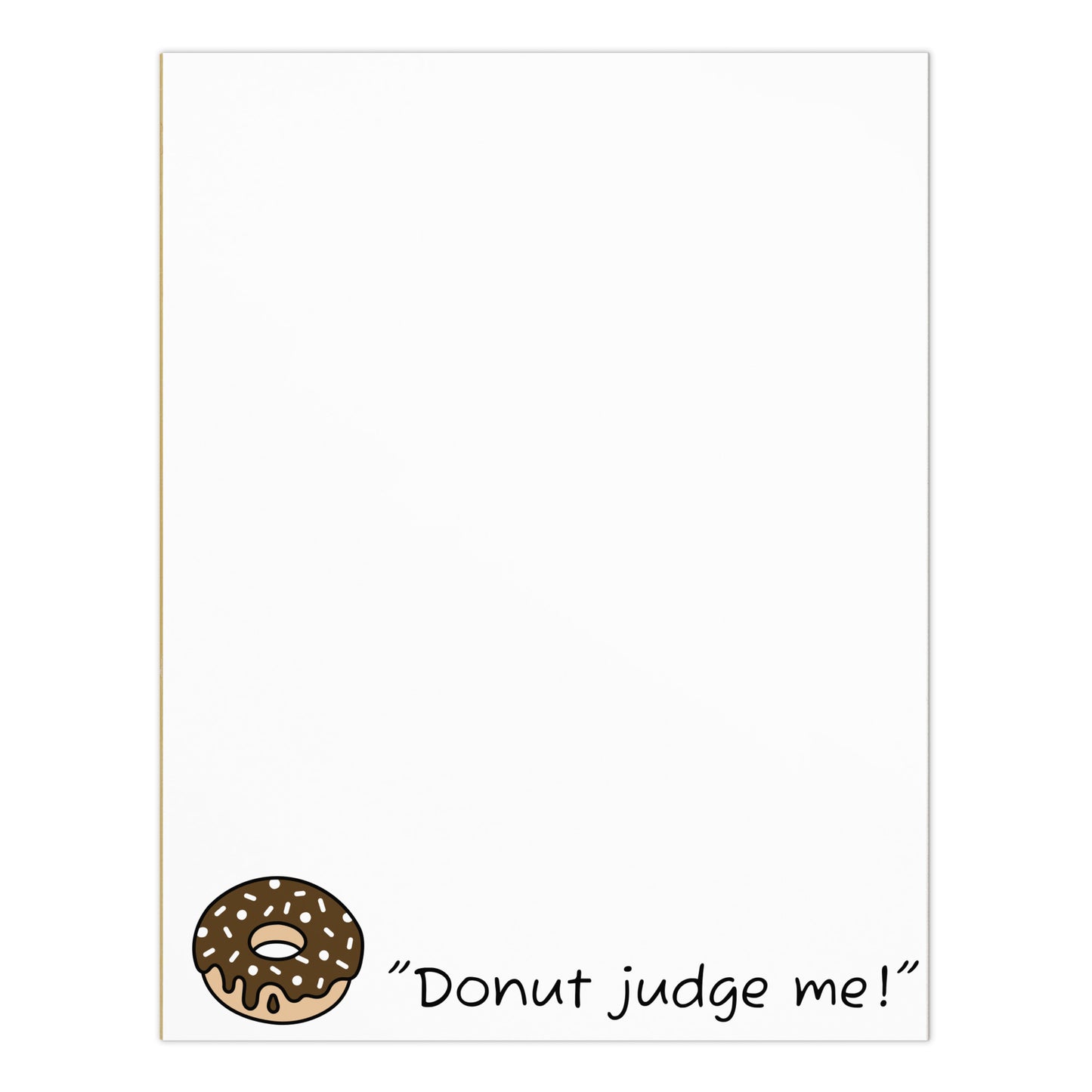 Notepad (Donut Judge Me)