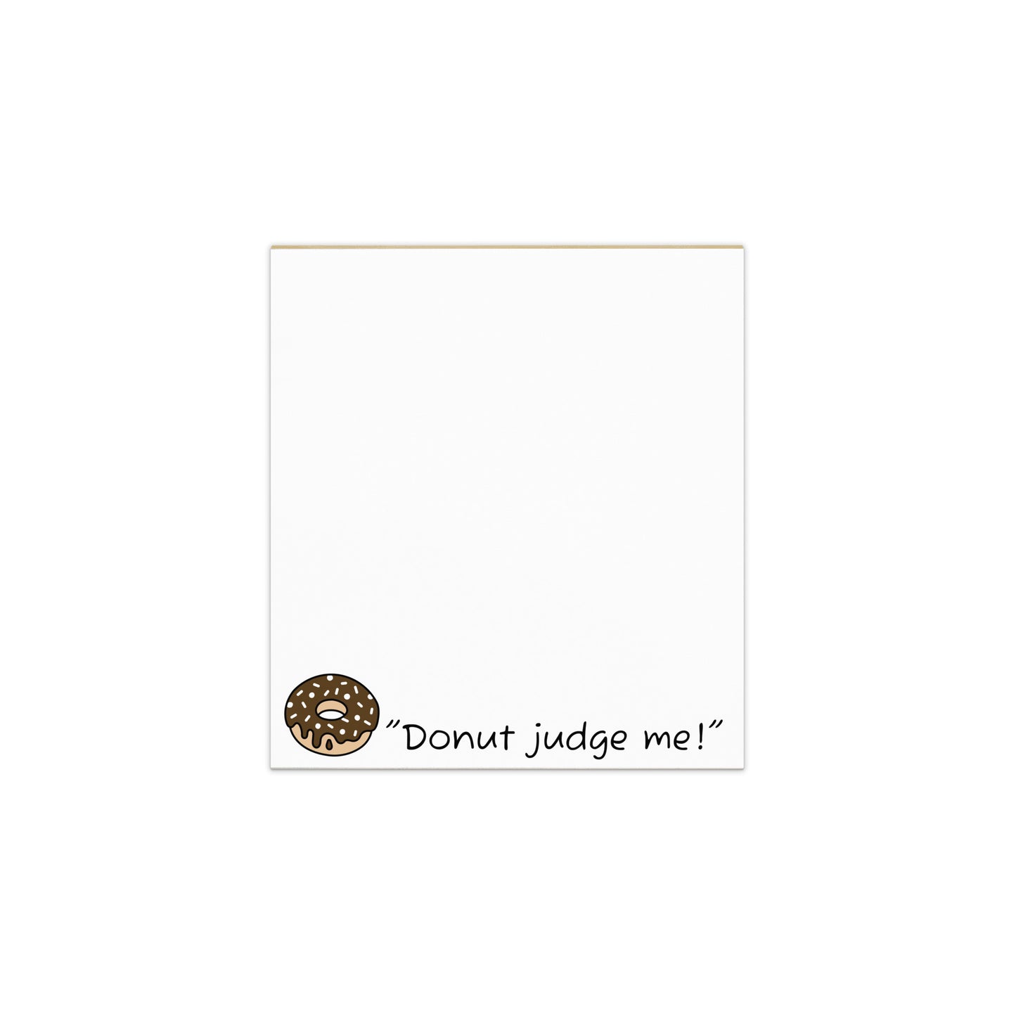 Notepad (Donut Judge Me)