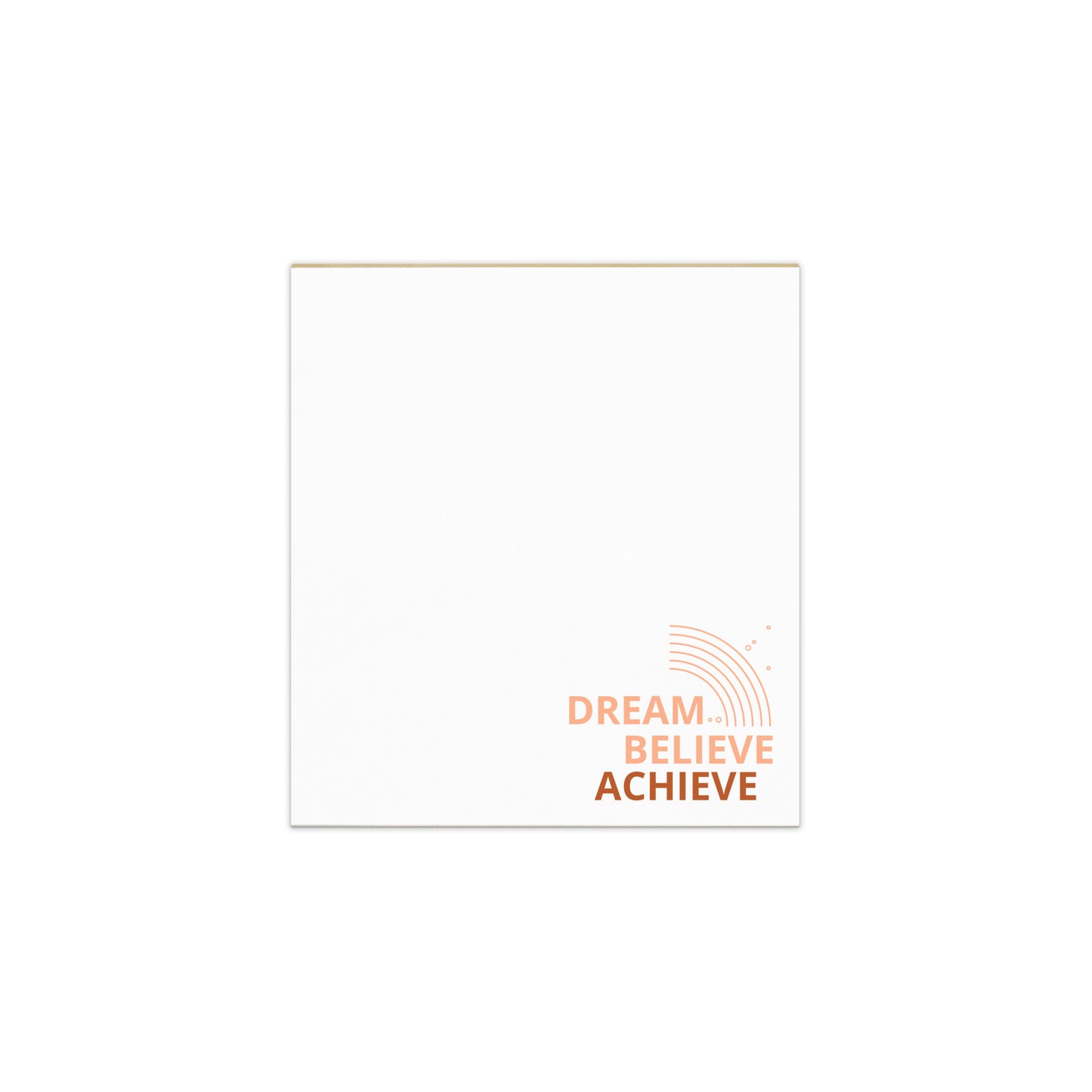 Notepad (Dream, Believe, Achieve)