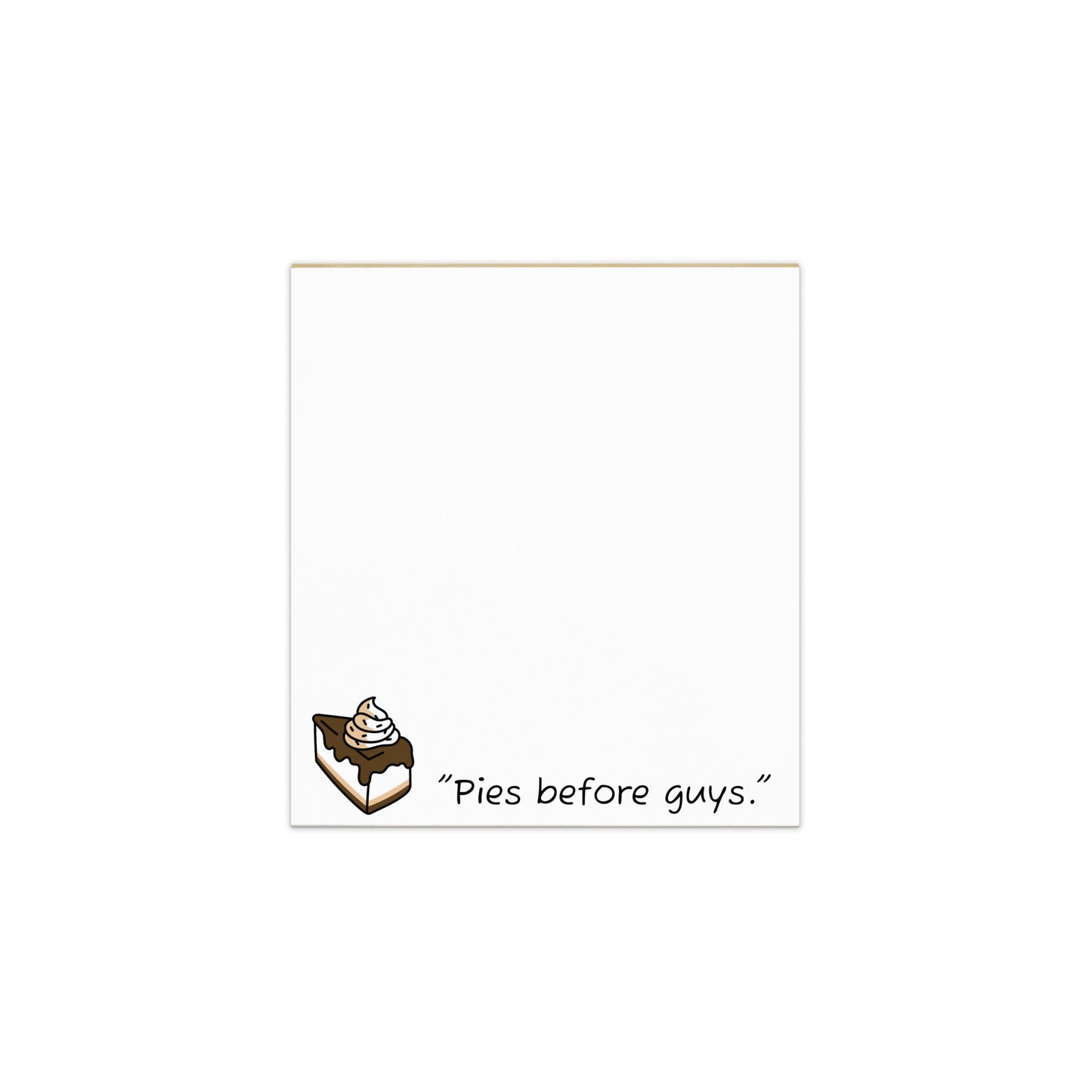 Notepad (Pies Before Guys)