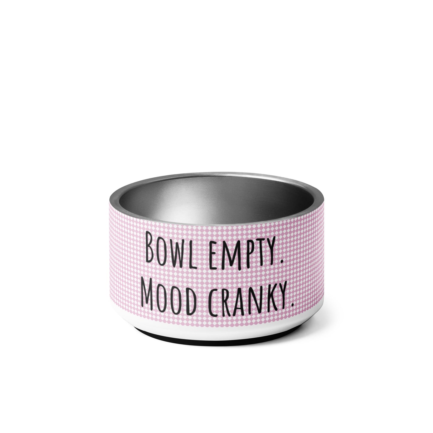 Pet Bowl (Bowl Empty, Mood Cranky-pink)