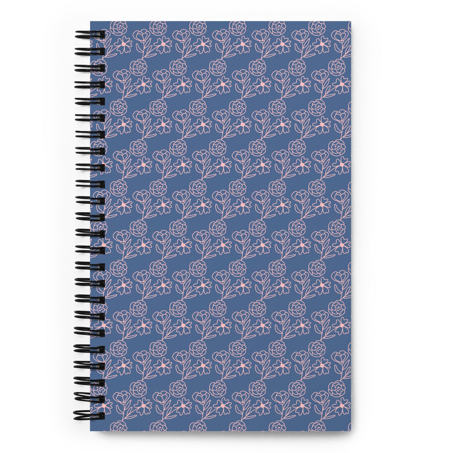 Spiral Notebook (Blue Bouquet)