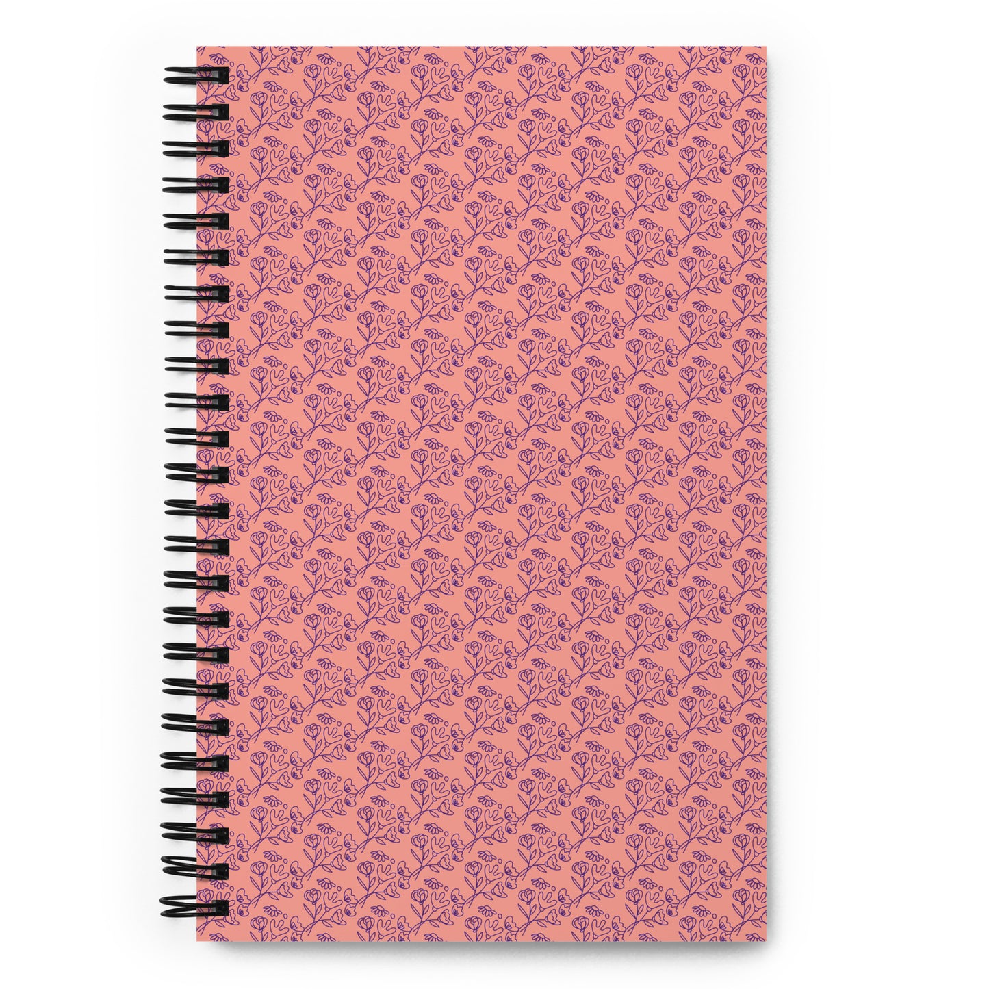 Spiral Notebook (Pink Bouquet)