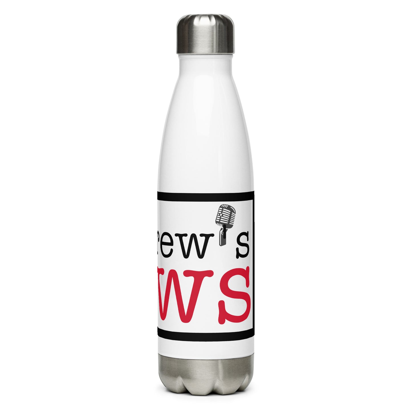 Stainless Steel Water Bottle (Drew's News)