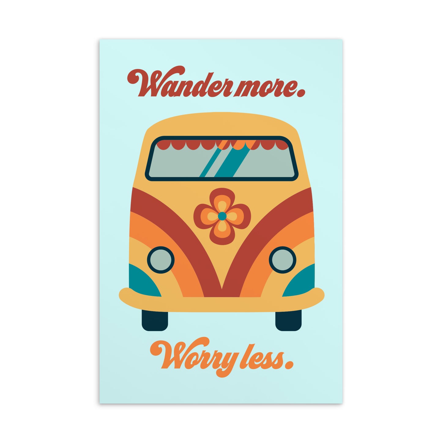 Postcard (Wander More, Worry Less)