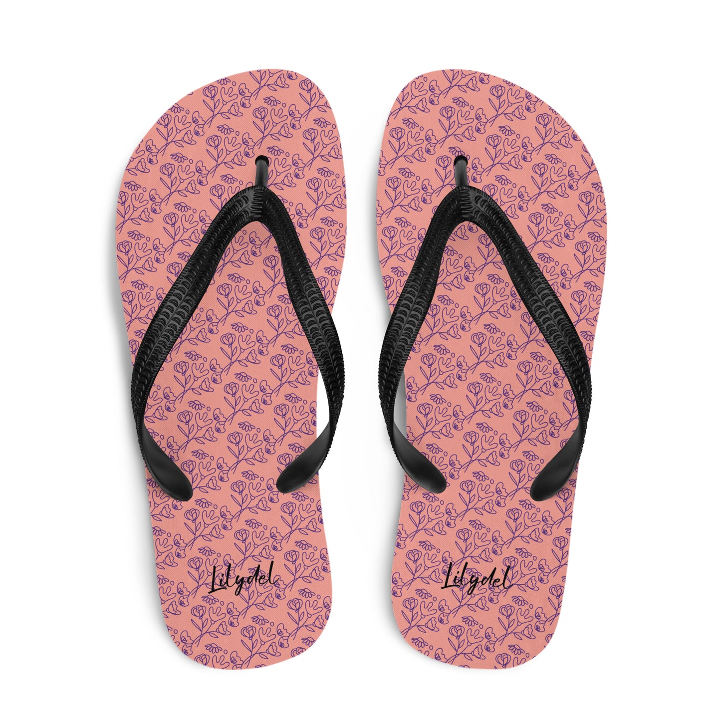 Flip-Flops (Pink Bouquet)