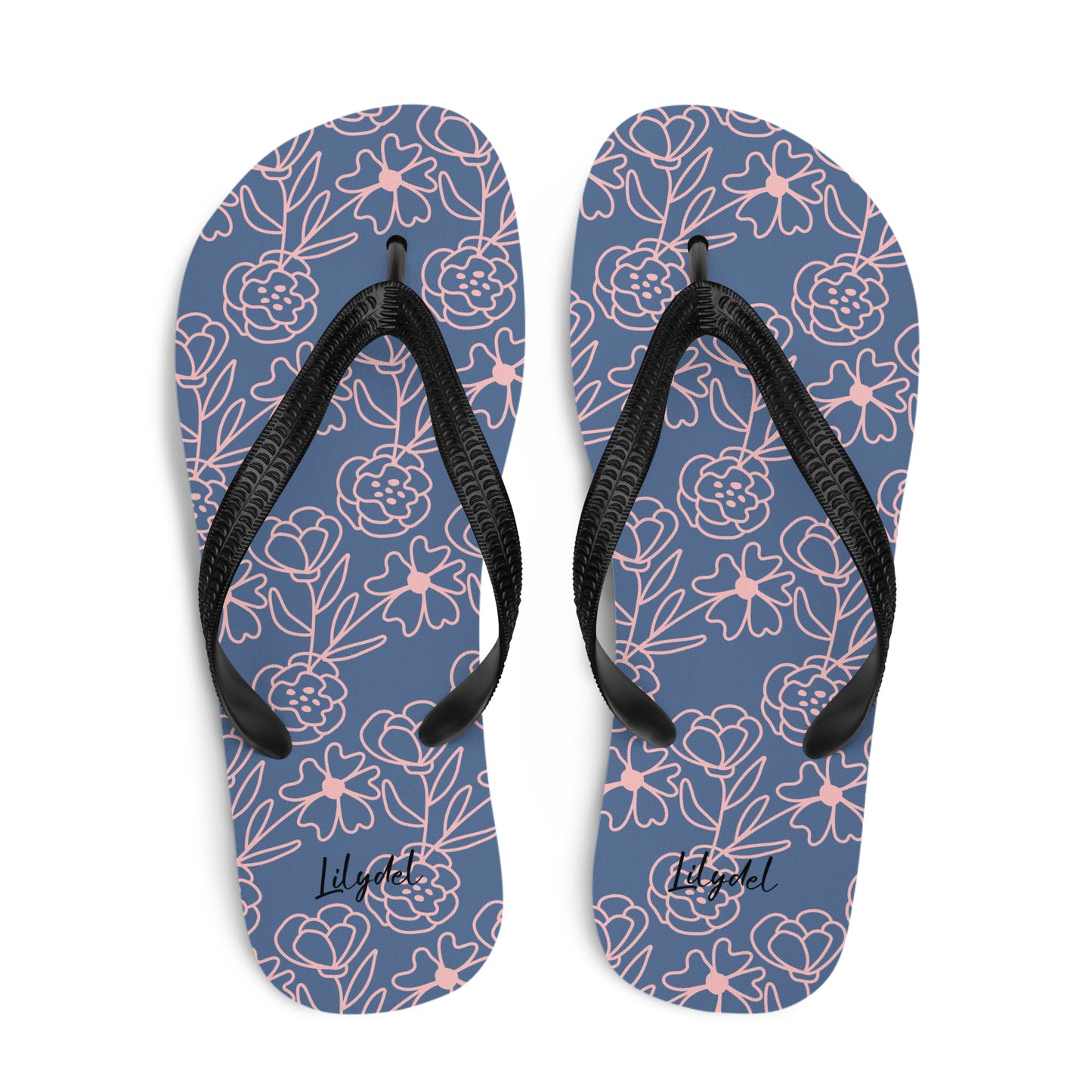 Flip-Flops (Blue Bouquet)