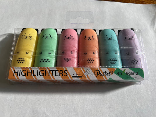 Highlighter Set (Mini Cats)