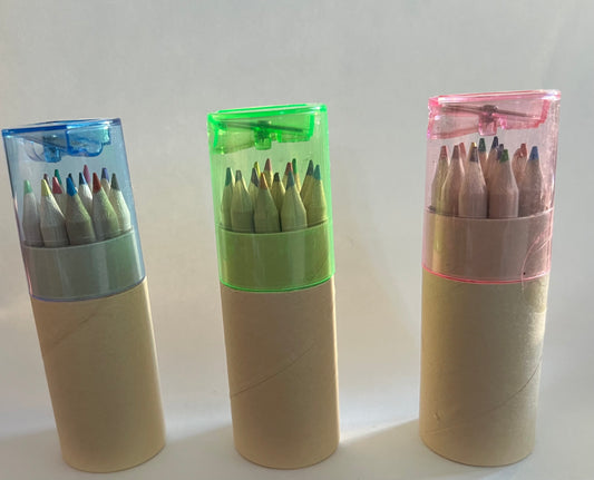 Colored Pencil Travel Pack w/Pencil Sharpener