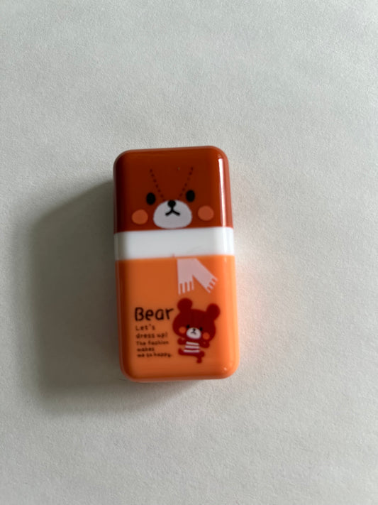 Eraser w/Cap (Dual Side-Animal Themed)
