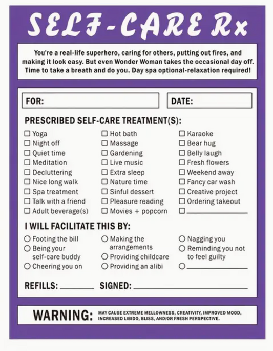 Self-Expression Sticky Notes (Self Care Rx)