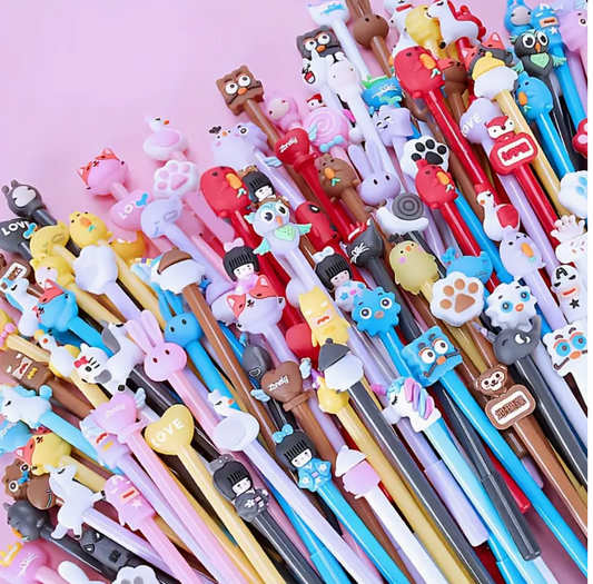 Novelty Pen w/Assorted Toppers