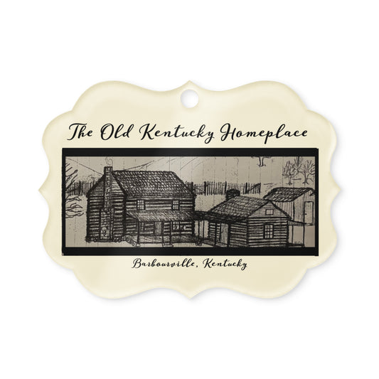 Christmas Ornament-acrylic (The Old Kentucky Homeplace)