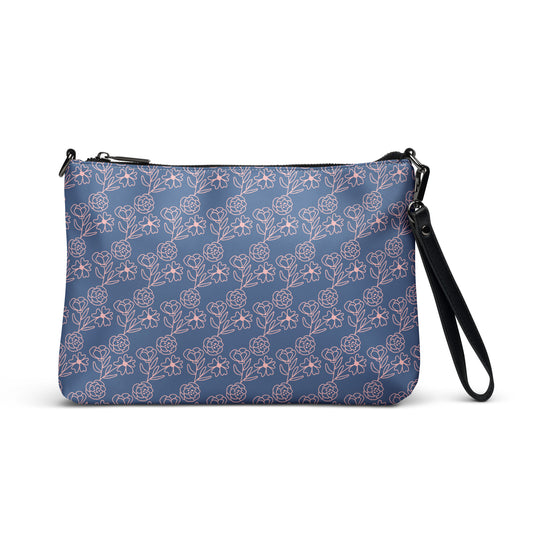 Crossbody Bag (Blue Bouquet)