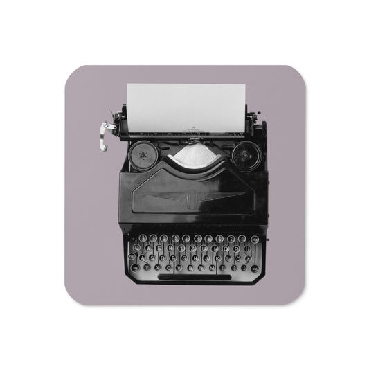 Cork-back Coaster (Vintage Typewriter)