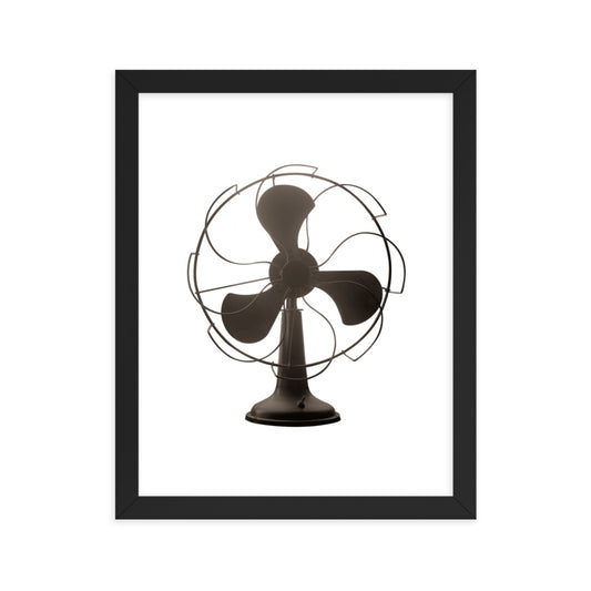 Framed Poster (Vintage Fan)