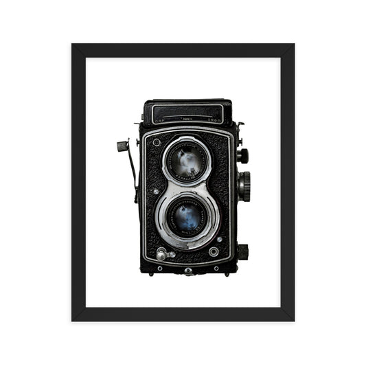 Framed Poster (Vintage Camera)