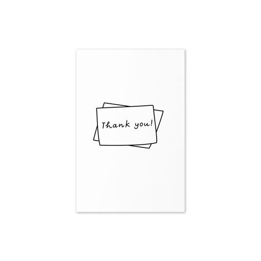 Greeting Card (Note Thank You)
