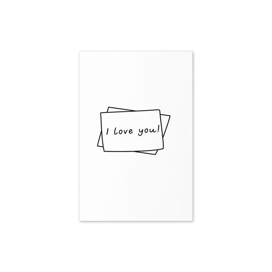 Greeting Card (I Love You)