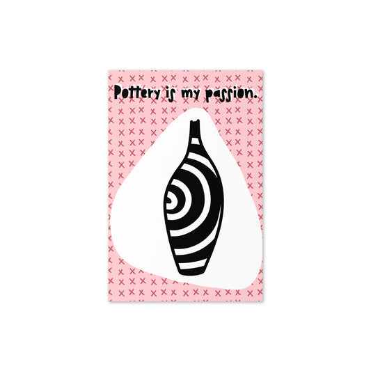Greeting Card (Pottery is My Passion)