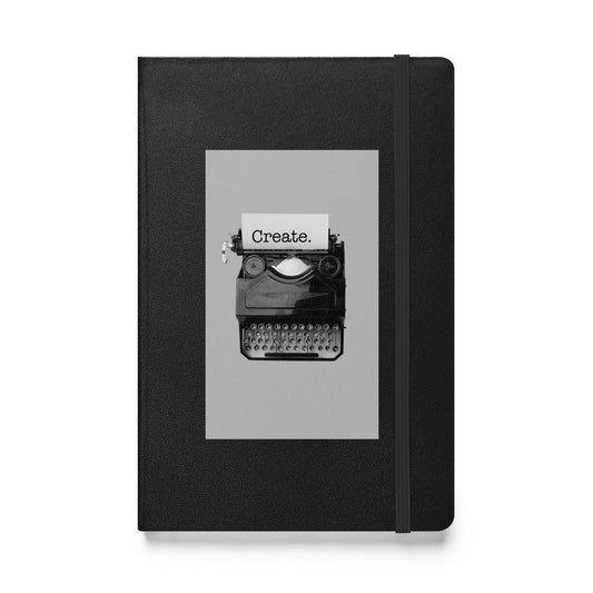 Hardcover Bound Notebook (Typewriter Create)