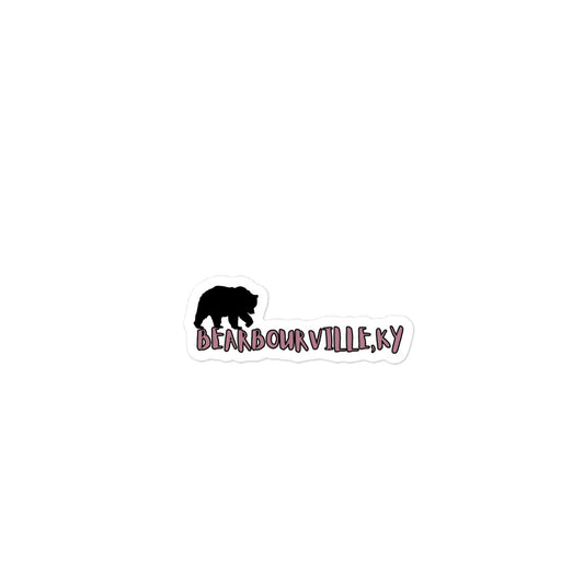 Sticker (Bear-bourville-red)