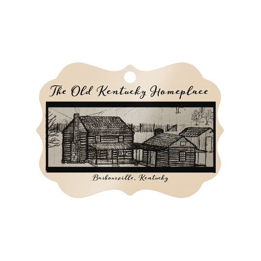 Christmas Ornament-metal (The Old Kentucky Homeplace)