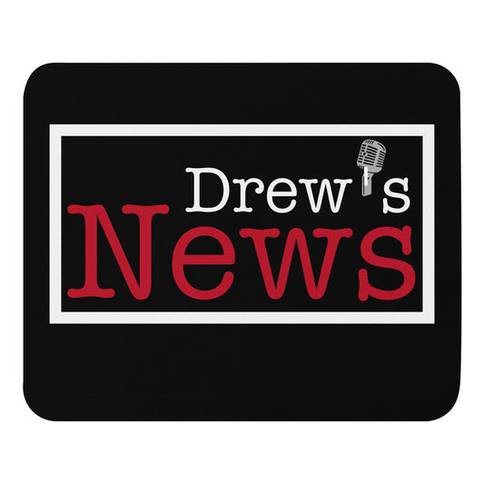 Mouse Pad (Drew's News-black)